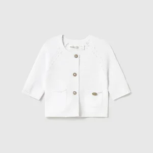 Cardigan tricot bottoni neonata mayoral art. 25-01307-013