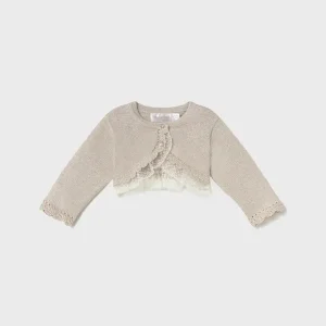 Cardigan tricot cerimonia neonata mayoral art. 25-01308-017