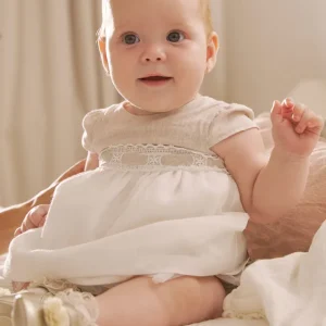 Vestito con copri pannolino cerimonia neonata mayoral art. 25-01857-018