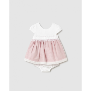 Vestito con copri pannolino cerimonia neonata mayoral art. 25-01857-020