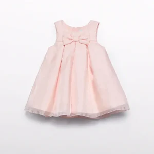 Abito fiocco organza neonata Abel & lula art.. 25-05008-002