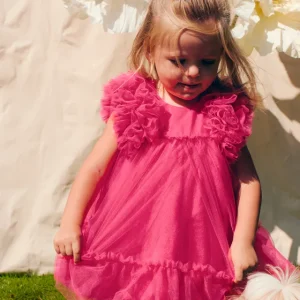 Abito tulle neonata Abel & lula art.. 25-05029-092