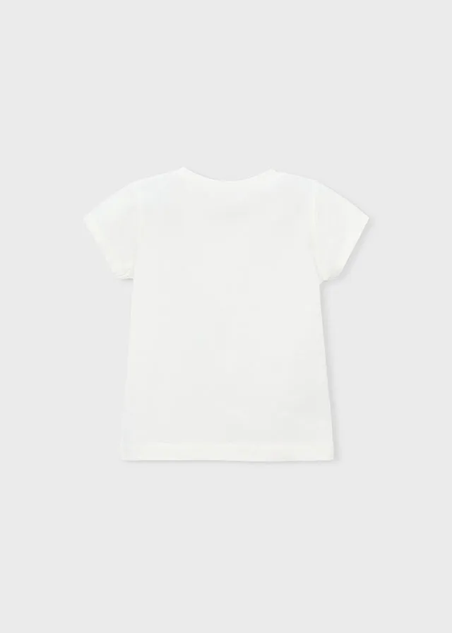 Maglietta basic fiore bambina mayoral art. 26-00174-057 - immagine 3