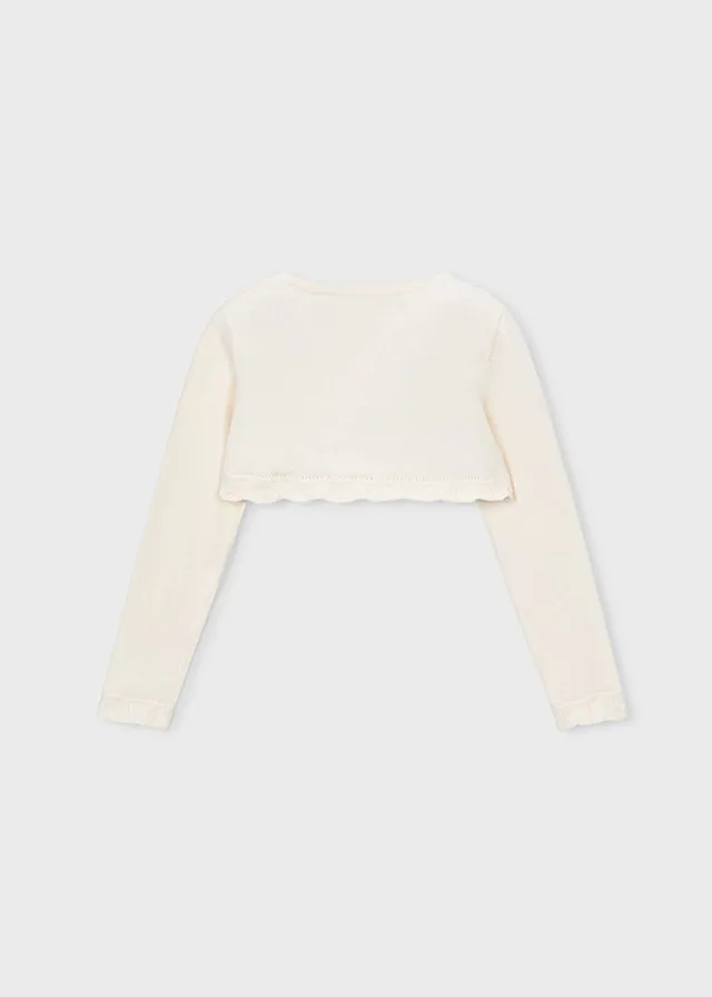 Cardigan tricot basic bambina mayoral art. 26-00320-074 - immagine 4