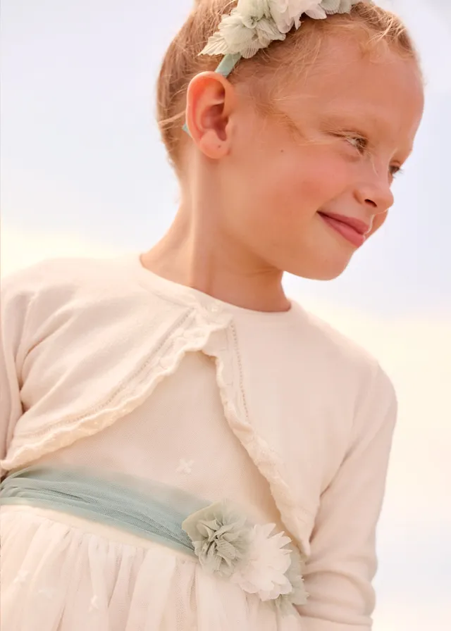 Cardigan tricot basic bambina mayoral art. 26-00320-077 - immagine 5