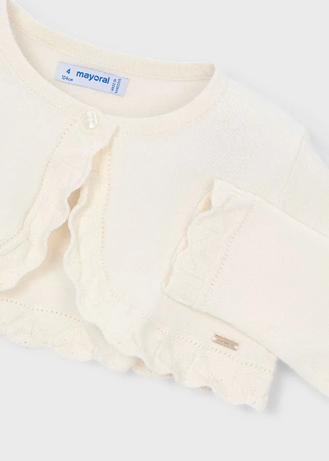 Cardigan tricot basic bambina mayoral art. 26-00320-077 - immagine 4