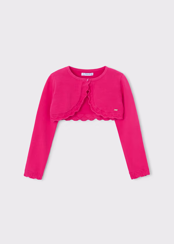 Cardigan tricot basic bambina mayoral art. 26-00320-078