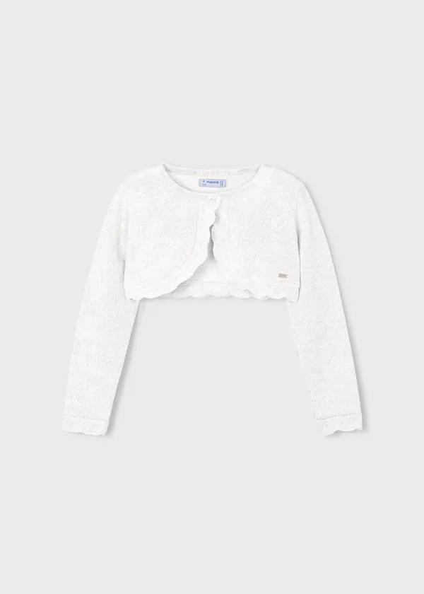 Cardigan tricot basic bambina mayoral art. 26-00320-079 - immagine 5