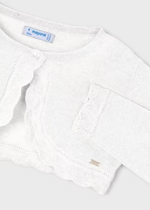 Cardigan tricot basic bambina mayoral art. 26-00320-079 - immagine 7