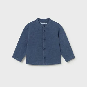 Camicia jeans manica lunga neonato mayoral art. 26-01117-002