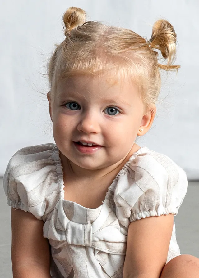 Completo a righe bermuda e blusa neonata mayoral art. 26-01211-069 - immagine 3