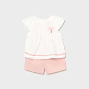 Completo bermuda e blusa neonata mayoral art. 26-01212-074
