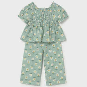 Completo stampato pantalone e blusa neonata mayoral art. 26-01513-073