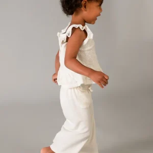 Completo pantalone e top crochet neonata mayoral art. 26-01515-026