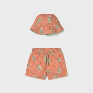 Completo costume e cappello reversibili protezione solare neonato mayoral art. 26-01660-071