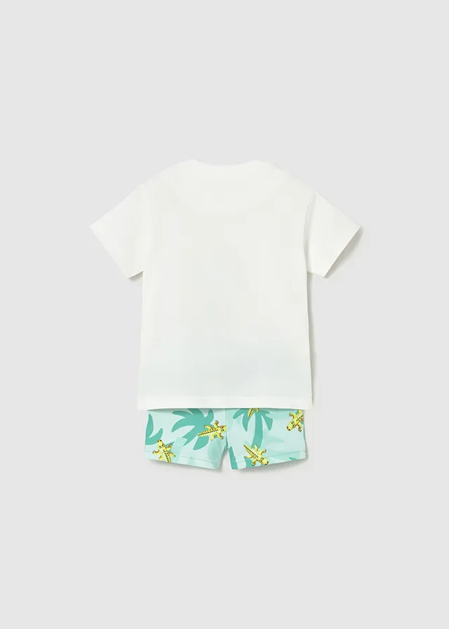 Completo costume e maglietta protezione solare neonato mayoral art. 26-01661-077 - immagine 4