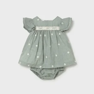 Vestito con copripannolino neonata mayoral art. 26-01802-091