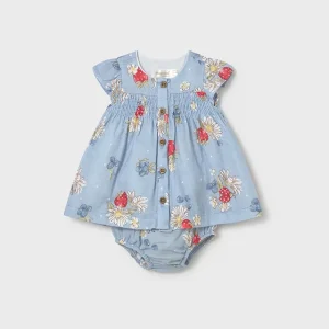 Vestito chiffon neonata mayoral art. 26-01805-043