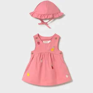 Vestito con cappello volant neonata mayoral art. 26-01816-029
