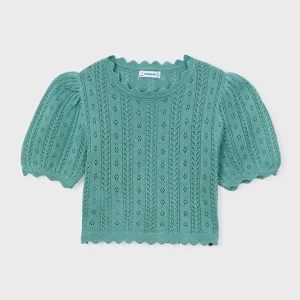 Maglietta colletto onde bambina mayoral art. 26-03003-057