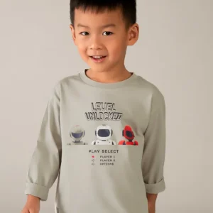 Maglietta manica lunga serigrafia bambino mayoral art. 26-03084-019