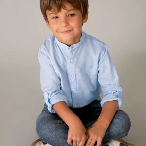 Camicia manica lunga colletto alla correana bambino mayoral art. 26-03118-031
