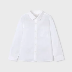 Camicia in lino manica lunga bambino mayoral art. 26-03119-038