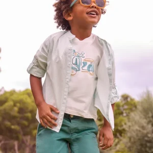 Bermuda relaxed fit in lino bambino mayoral art. 26-03202-054