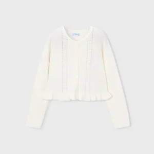 Cardigan tricot bambina mayoral art. 26-03383-096