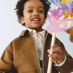 Giubbotto scamosciato bambino mayoral art. 26-03438-075