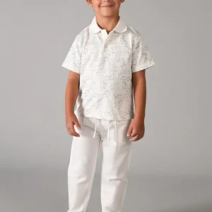 Pantalone lungo morbido chino in lino bambino mayoral art. 26-03576-071