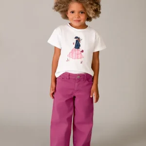 Pantalone twill wide leg bambina mayoral art. 26-03588-026