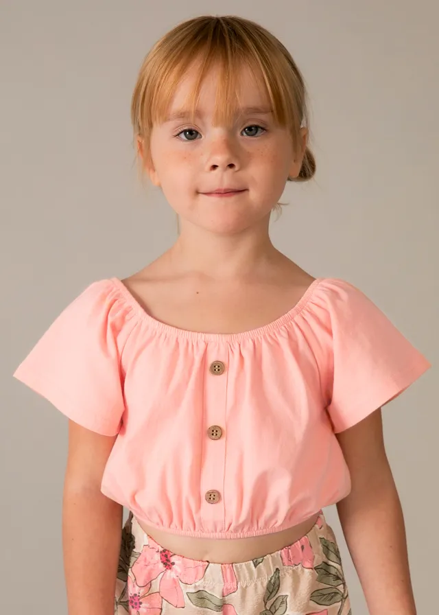 Completo pantalone stampato e top bambina mayoral art. 26-03597-071 - immagine 3