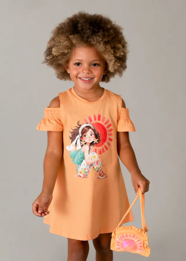 Vestito con borsa bambina mayoral art. 26-03941-010