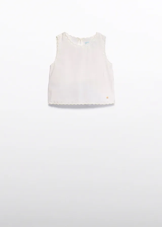 Top ricamato bambina Abel & lula art. 26-05177-094 - immagine 2