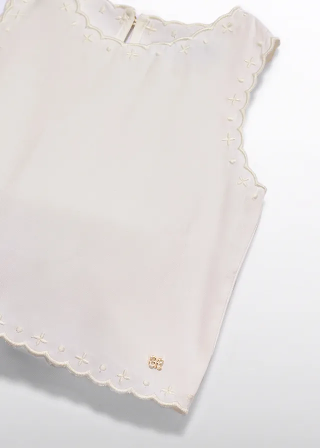 Top ricamato bambina Abel & lula art. 26-05177-094 - immagine 4