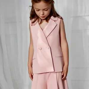 Completo bermuda crepe bambina Abel & lula art. 26-05287-040