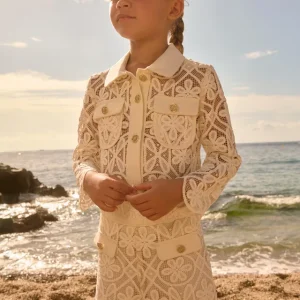 Completo pantaloe culotte guipur bambina Abel & lula art. 26-05288-004