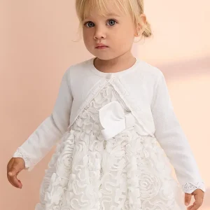 Bolero tricot neonata Abel & lula art. 26-05301-026