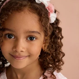 Cerchietto organza fiori bambina Abel & lula art. 26-05475-006