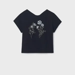 Maglietta in lino ragazza mayoral art. 26-06002-092