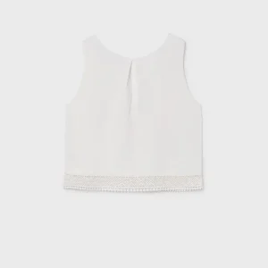 Blusa orlo ricamato ragazza mayoral art. 26-06157-095