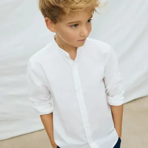 Camicia manica lunga colletto alla coreana ragazzo mayoral art. 26-06176-010