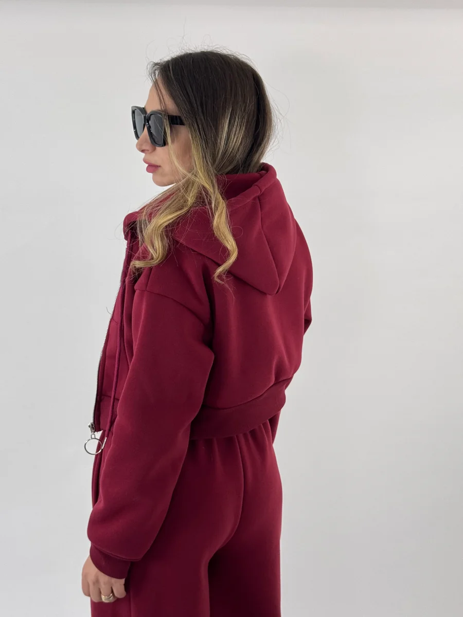 COORDINATO 3 PEZZI JIMMY BORDEAUX - immagine 3