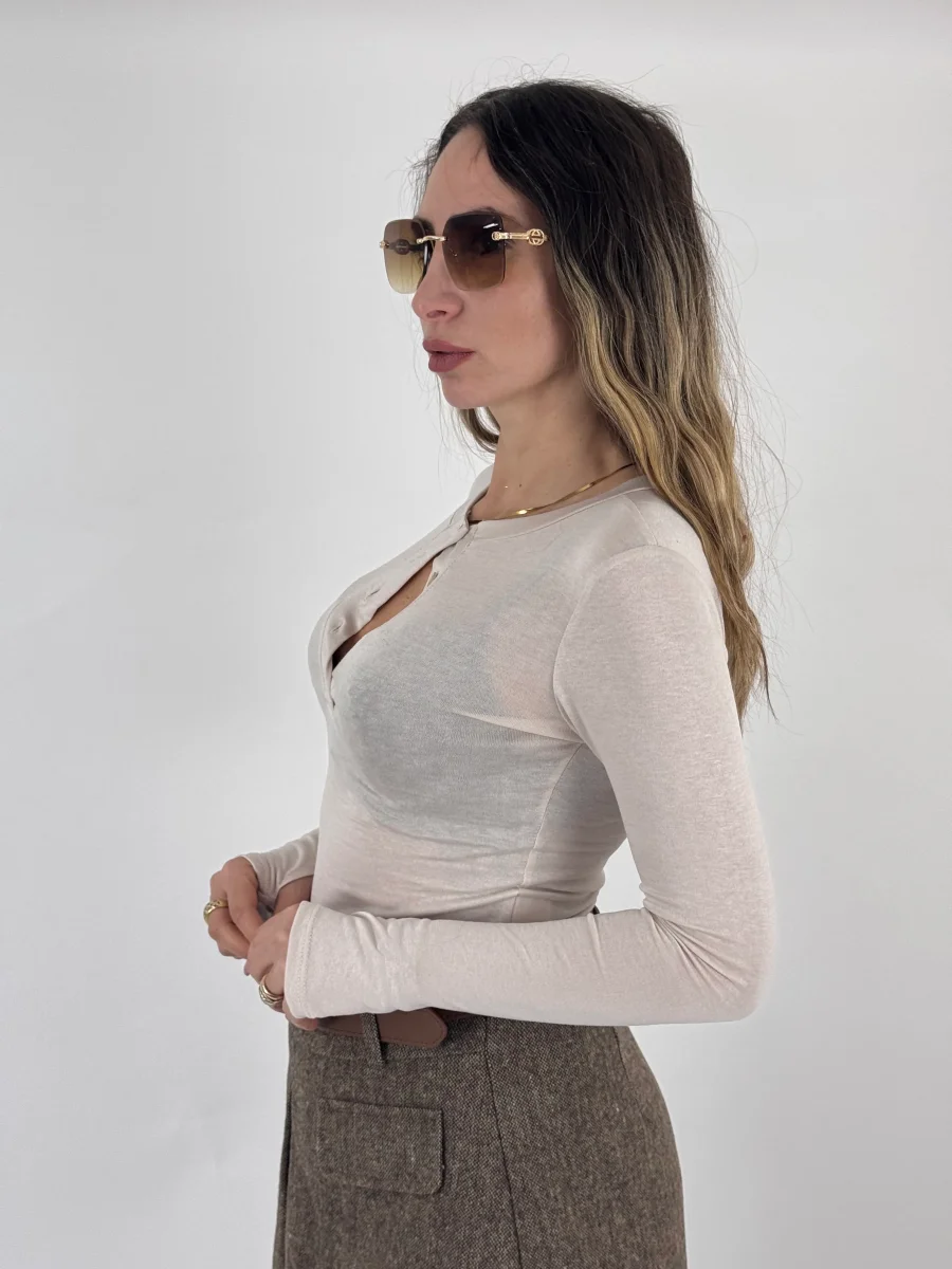 MAGLIETTINA FELICIA BURRO - immagine 6