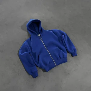 ROYAL BLUE ZIP HOODIE