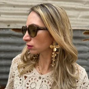 ORECCHINI FIORI PENDENTI