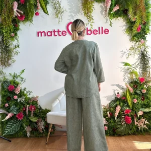 Coordinato Veronica verde militare