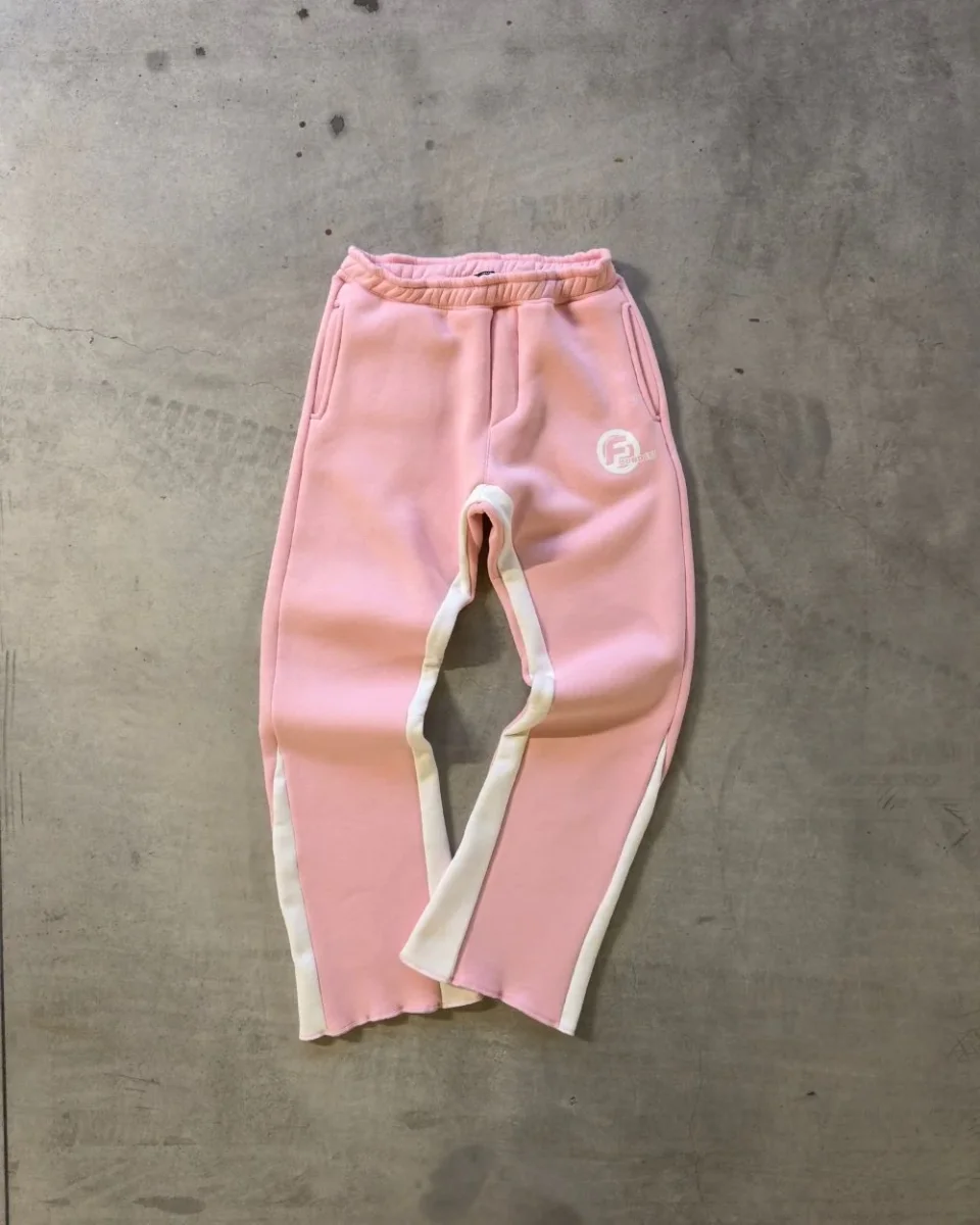 Flared Sweatpants Bubble Pink - immagine 4