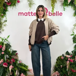 Bomber College Beige